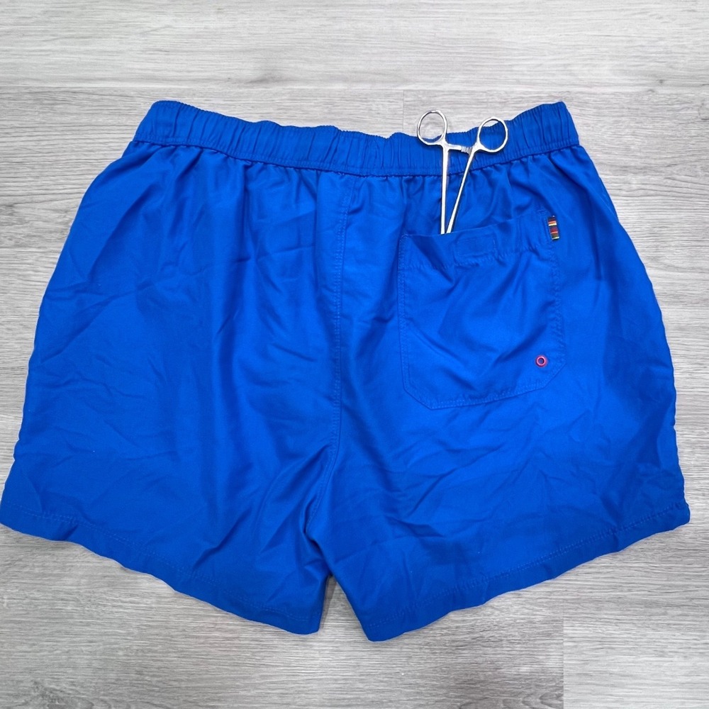 Next Swimwear Mens Royal Blue Board Shorts Mesh Lined Drawstring Size Large - Picture 9 of 16